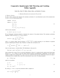 Cooperative Quadrocopter Ball Throwing and Catching Online