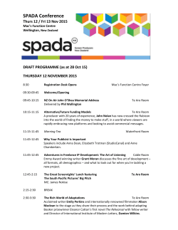 spada screen industry summit 2014 – mac`s function
