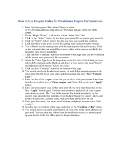 How to Use Coupon Codes for Providence Players Performances