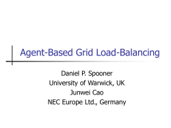 Use of Performance Prediction Techniques for Grid Management