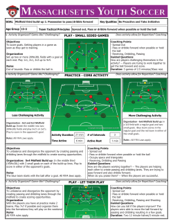 PLAY - LET THEM PLAY PLAY - SMALL SIDED GAMES PRACTICE