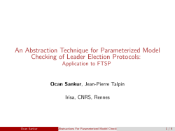 An Abstraction Technique for Parameterized Model Checking of