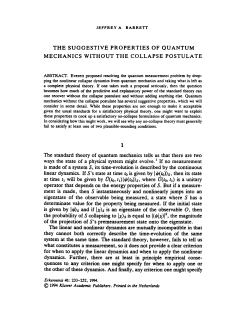 the suggestive properties of quantum mechanics without the