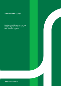 Portable waste system.