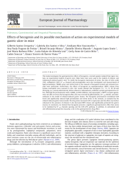 Effects of hecogenin and its possible mechanism of action on