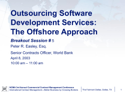 issues to consider - National Contract Management Association