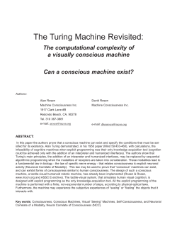The Turing Machine Revisited: