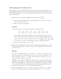 18.06 (Spring 14) Problem Set 6