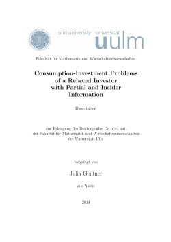 Consumption-Investment Problems of a Relaxed