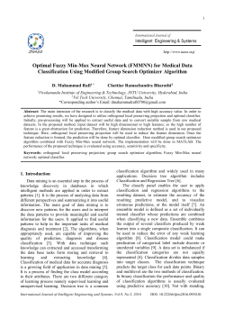 Optimal Fuzzy Min-Max Neural Network (FMMNN) for