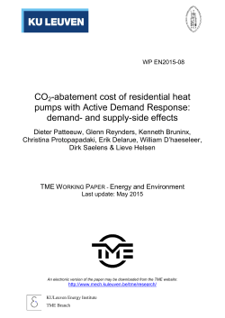 CO2-abatement cost of residential heat pumps with Active Demand