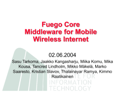 a Mobile XML-aware File System - Helsinki Institute for Information