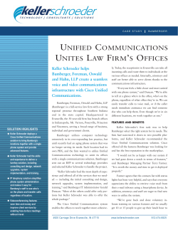 Case study: Unified Communications Unites Law Firm`s Offices