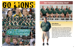 Our Football Coaching Staff Our Football Coaching Staff