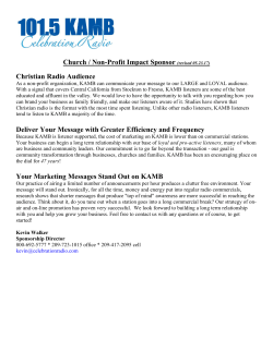 Church / Non-Profit Impact Sponsor
