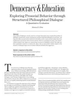 Exploring Prosocial Behavior through Structured Philosophical