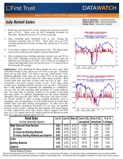 July Retail Sales