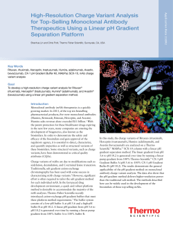 High-Resolution Charge Variant Analysis for Top