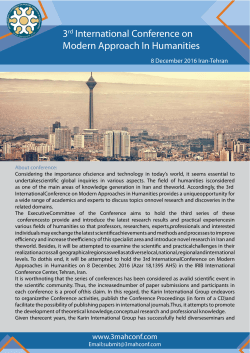 3rd International Conference on Modern Approach In Humanities