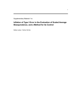 Inflation of Type I Error in the Evaluation of Scaled Average