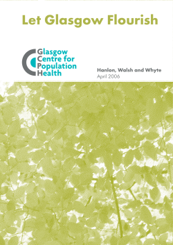 Let Glasgow Flourish Let Glasgow Flourish