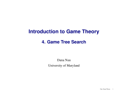 Introduction to Game Theory