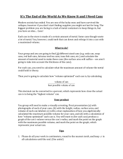 Optimization Project Assignment Handout