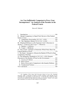 Are You Sufficiently Competent To Prove Your Incompetence? An