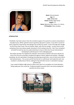 Patricia Stewart - Horse Sport Ireland