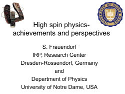 Slide 1 - University of Notre Dame