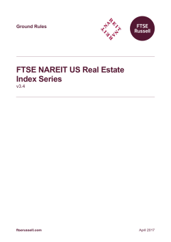 FTSE NAREIT US Real Estate Index Series