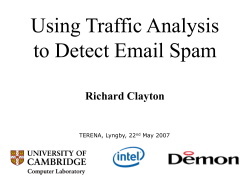 Extrusion Detection - TNC2007> TNC 2007
