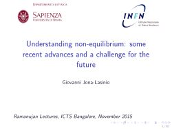 Understanding non-equilibrium: some recent advances and a