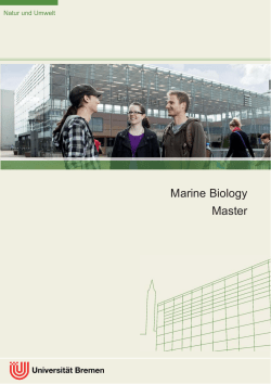Master Marine Biology