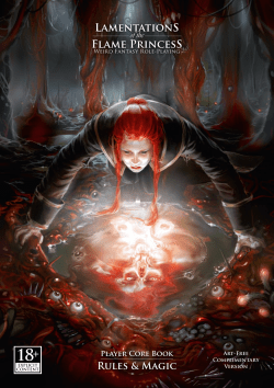 LotFP Weird Fantasy Role-Playing - Player Core