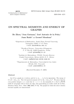 on spectral moments and energy of graphs