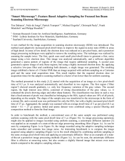 Feature Based Adaptive Sampling for Focused Ion Beam Scanning
