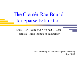 Presentation - Zvika Ben-Haim