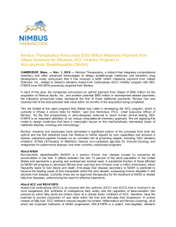 Nimbus Therapeutics Announces $200 Million