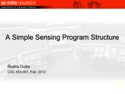 Simple Programming Structure
