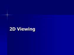 2D Viewing