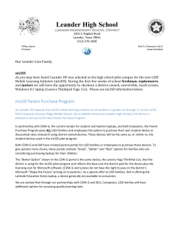 mLISD Parent Letter 7.28.15