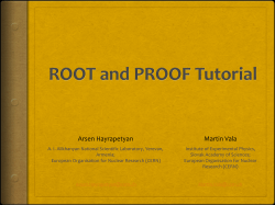 ROOT and PROOF Tutorial
