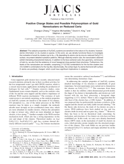 Positive Charge States and Possible Polymorphism of Gold