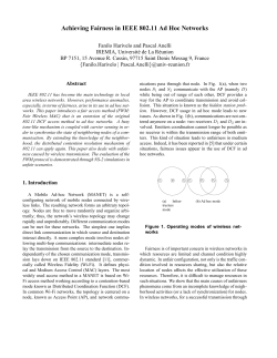 Achieving Fairness in IEEE 802.11 Ad Hoc Networks