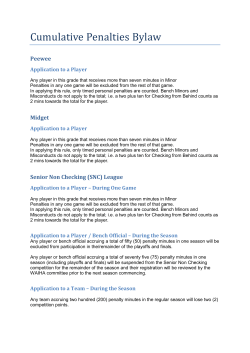 Cumulative Penalties Bylaw