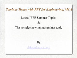 Introducing a New Product