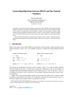 Generating Bijections between HOAS and the Natural Numbers