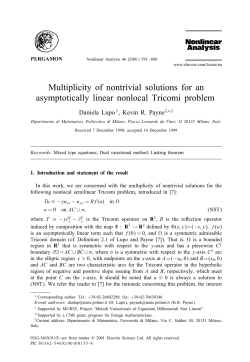 Multiplicity of nontrivial solutions for an asymptotically linear