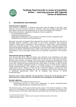 Action learning on Agri-Business Development